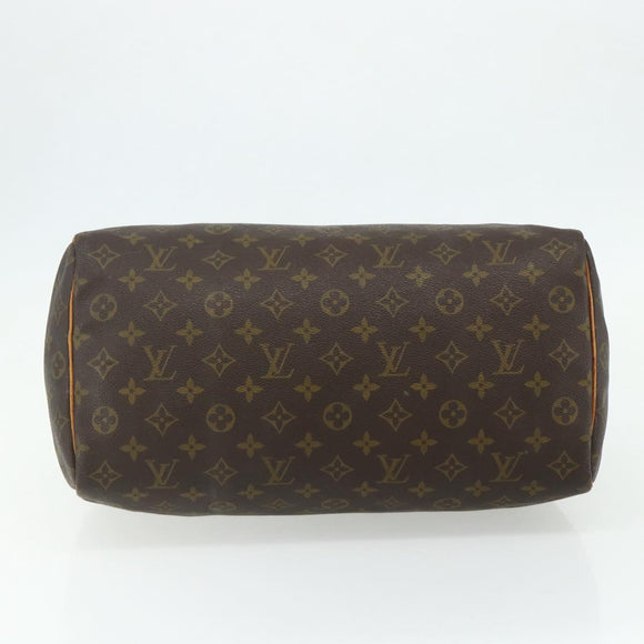 LOUIS VUITTON Monogram Speedy 35 Hand Bag M41524 LV Auth 178680