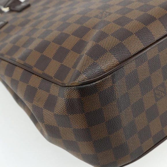LOUIS VUITTON Damier Ebene Uzes Hand Bag N51128 LV Auth 178683