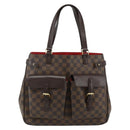 LOUIS VUITTON Damier Ebene Uzes Hand Bag N51128 LV Auth 178683-2