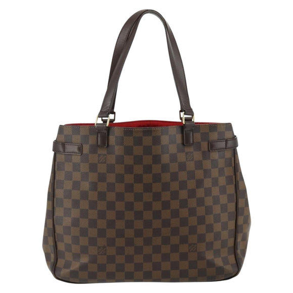 LOUIS VUITTON Damier Ebene Uzes Hand Bag N51128 LV Auth 178683