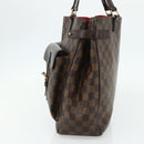 LOUIS VUITTON Damier Ebene Uzes Hand Bag N51128 LV Auth 178683-5