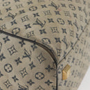 LOUIS VUITTON Monogram Mini Josephine GM Hand Bag Blue M92211 LV Auth 178684-9