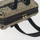 LOUIS VUITTON Monogram Mini Josephine GM Hand Bag Blue M92211 LV Auth 178684-6