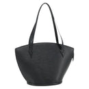LOUIS VUITTON Epi Saint Jacques Shopping Shoulder Bag Black M52272 Auth 178686-1