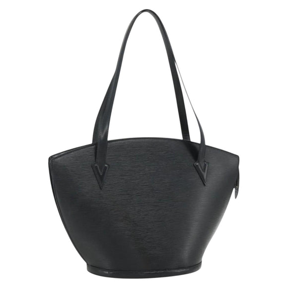 LOUIS VUITTON Epi Saint Jacques Shopping Shoulder Bag Black M52272 Auth 178686