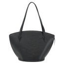 LOUIS VUITTON Epi Saint Jacques Shopping Shoulder Bag Black M52272 Auth 178686-13