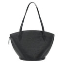 LOUIS VUITTON Epi Saint Jacques Shopping Shoulder Bag Black M52272 Auth 178686-2