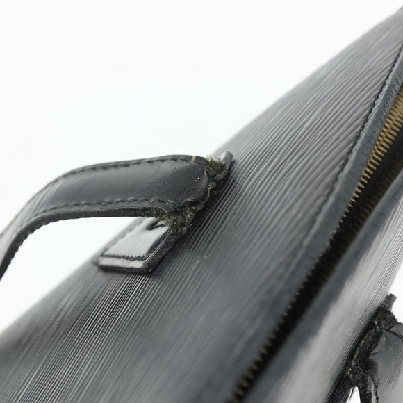 LOUIS VUITTON Epi Saint Jacques Shopping Shoulder Bag Black M52272 Auth 178686