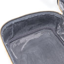 CHANEL COCO Mark Vanity Hand Bag Caviar Skin Black Gold CC Auth 178691-21
