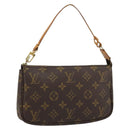 LOUIS VUITTON Monogram Pochette Accessoires Pouch M51980 LV Auth 178696-1