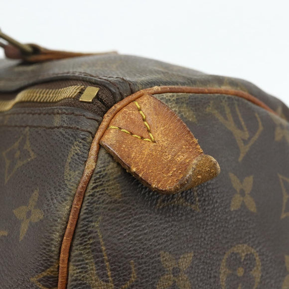 LOUIS VUITTON Monogram Speedy 30 Hand Bag M41526 LV Auth 178699