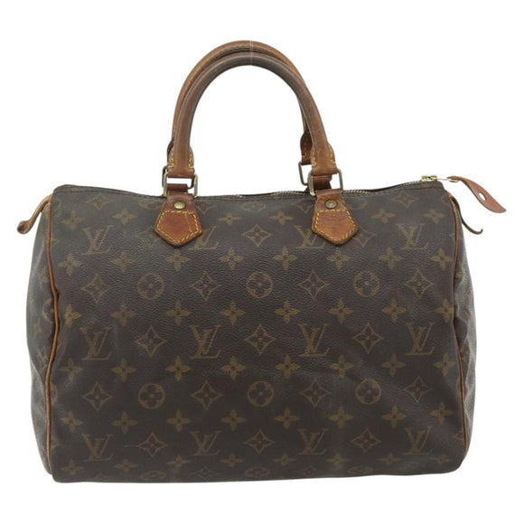 LOUIS VUITTON Monogram Speedy 30 Hand Bag M41526 LV Auth 178699