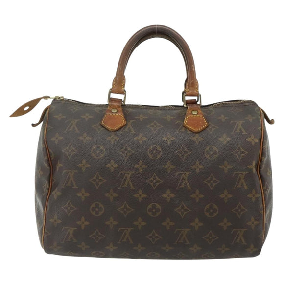 LOUIS VUITTON Monogram Speedy 30 Hand Bag M41526 LV Auth 178699