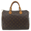 LOUIS VUITTON Monogram Speedy 30 Hand Bag M41526 LV Auth 178700-2