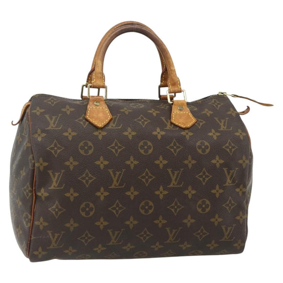 LOUIS VUITTON Monogram Speedy 30 Hand Bag M41526 LV Auth 178701