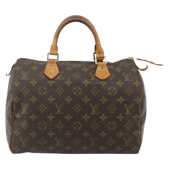 LOUIS VUITTON Monogram Speedy 30 Hand Bag M41526 LV Auth 178701