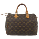 LOUIS VUITTON Monogram Speedy 30 Hand Bag M41526 LV Auth 178701-2