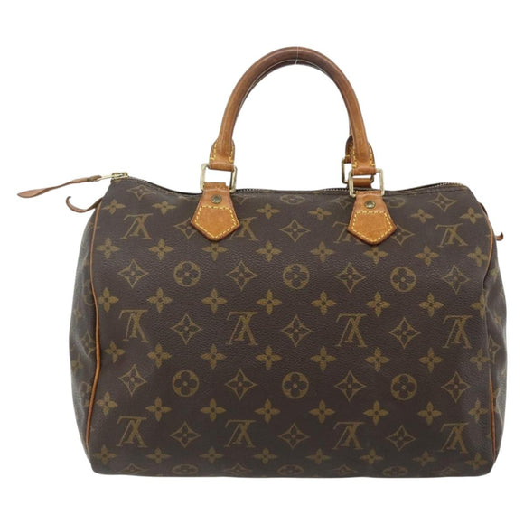 LOUIS VUITTON Monogram Speedy 30 Hand Bag M41526 LV Auth 178701