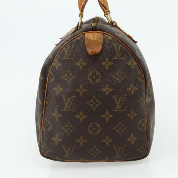 LOUIS VUITTON Monogram Speedy 30 Hand Bag M41526 LV Auth 178701