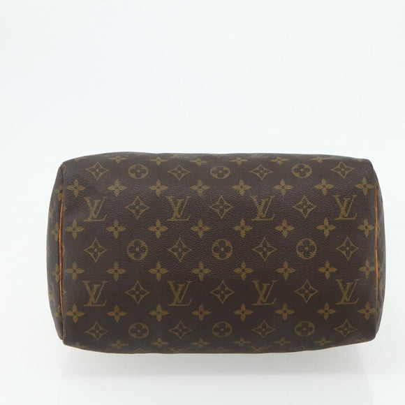 LOUIS VUITTON Monogram Speedy 30 Hand Bag M41526 LV Auth 178701