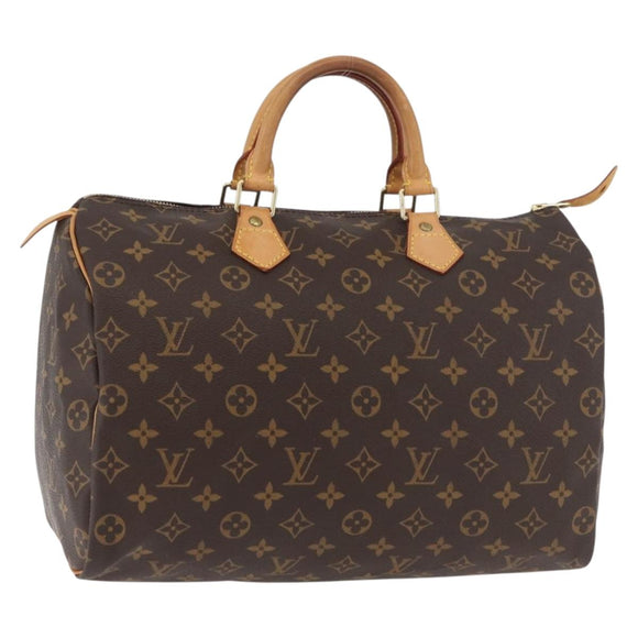 LOUIS VUITTON Monogram Speedy 35 Hand Bag M41524 LV Auth 178702A