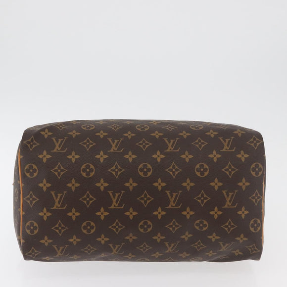 LOUIS VUITTON Monogram Speedy 35 Hand Bag M41524 LV Auth 178702A