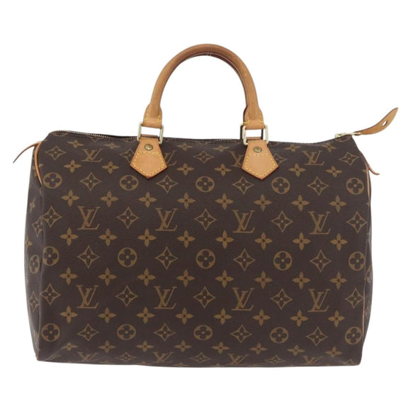 LOUIS VUITTON Monogram Speedy 35 Hand Bag M41524 LV Auth 178702A