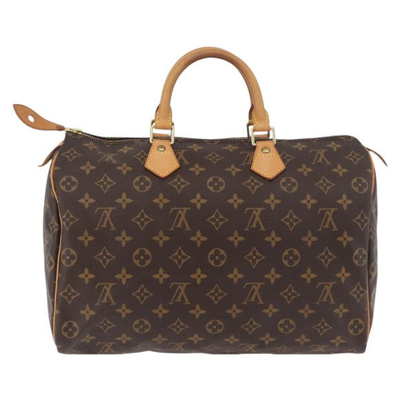 LOUIS VUITTON Monogram Speedy 35 Hand Bag M41524 LV Auth 178702A