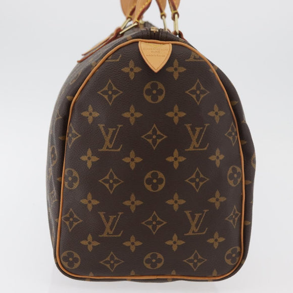 LOUIS VUITTON Monogram Speedy 35 Hand Bag M41524 LV Auth 178702A