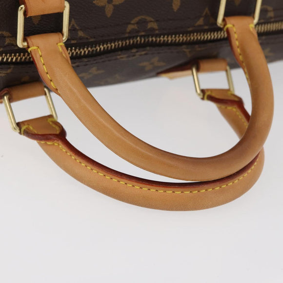 LOUIS VUITTON Monogram Speedy 35 Hand Bag M41524 LV Auth 178702A