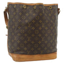 LOUIS VUITTON Monogram Noe Shoulder Bag M42224 LV Auth 178706-1