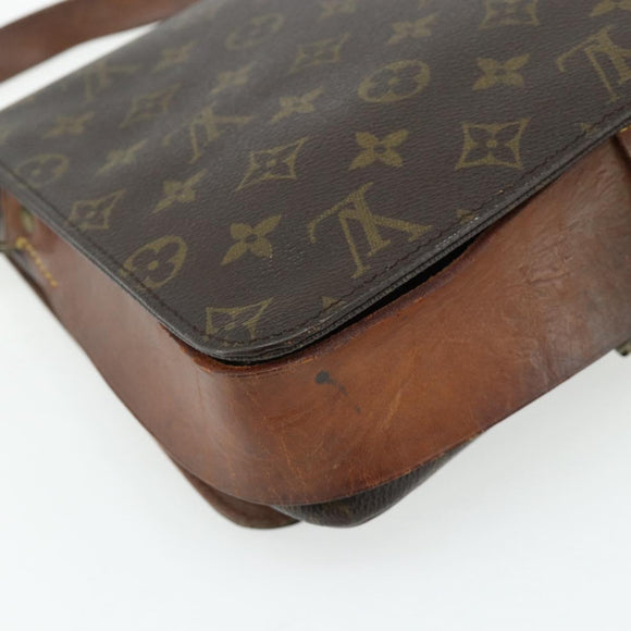 LOUIS VUITTON Monogram Cartouchiere GM Shoulder Bag M51252 LV Auth 178716