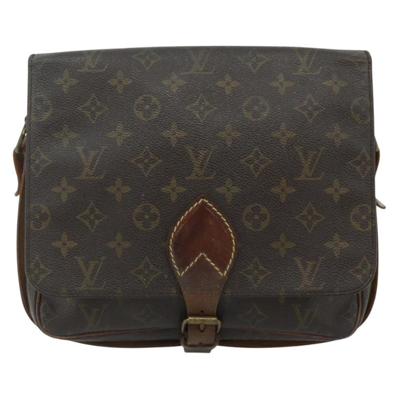 LOUIS VUITTON Monogram Cartouchiere GM Shoulder Bag M51252 LV Auth 178716