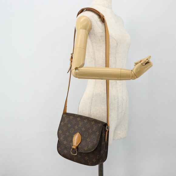 LOUIS VUITTON Monogram Saint Cloud GM Shoulder Bag M51242 LV Auth 178718A