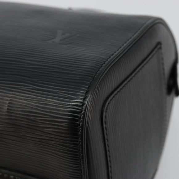 LOUIS VUITTON Epi Speedy 25 Handtas Zwart M59042 LV Auth 178719V