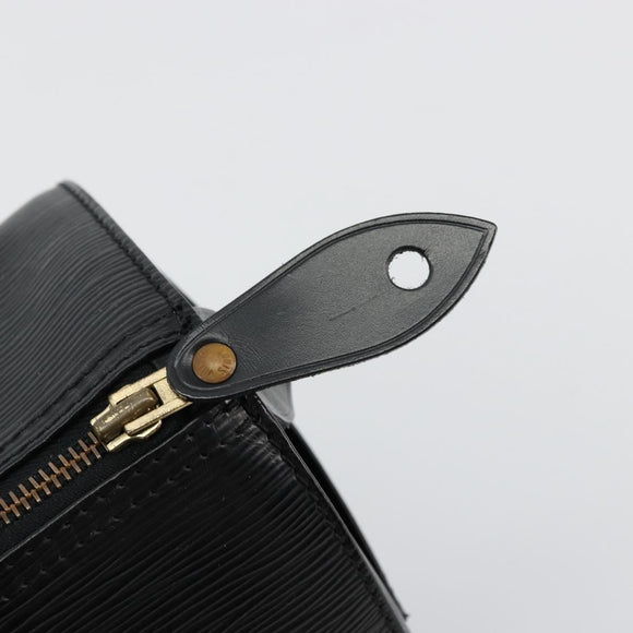LOUIS VUITTON Epi Speedy 25 Handtas Zwart M59042 LV Auth 178719V