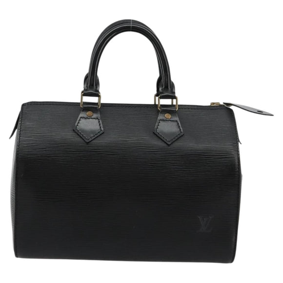 LOUIS VUITTON Epi Speedy 25 Handtas Zwart M59042 LV Auth 178719V