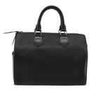 LOUIS VUITTON Epi Speedy 25 Handtas Zwart M59042 LV Auth 178719V-2