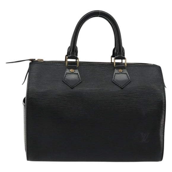 LOUIS VUITTON Epi Speedy 25 Handtas Zwart M59042 LV Auth 178719V