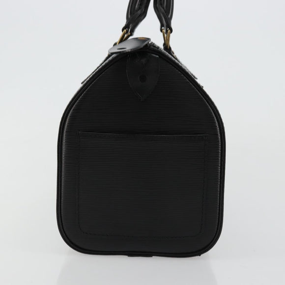 LOUIS VUITTON Epi Speedy 25 Handtas Zwart M59042 LV Auth 178719V