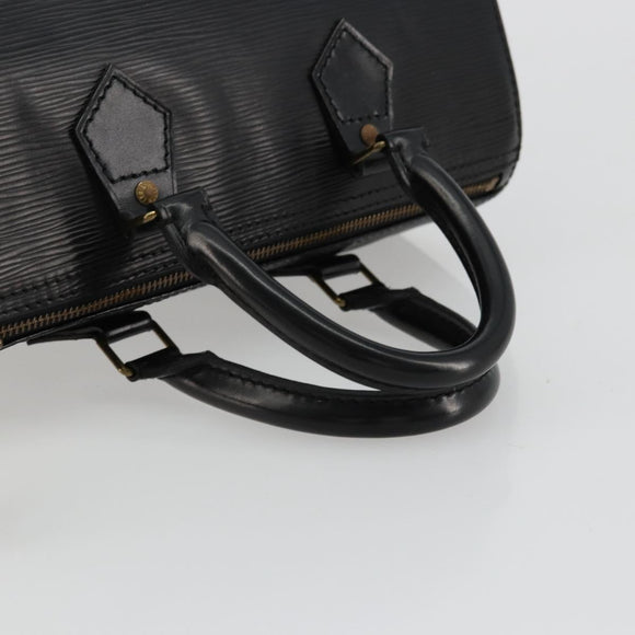 LOUIS VUITTON Epi Speedy 25 Handtas Zwart M59042 LV Auth 178719V