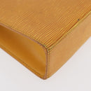 LOUIS VUITTON Epi Malesherbes Hand Bag Tassili Yellow Jonne M52379 Auth 178722-15