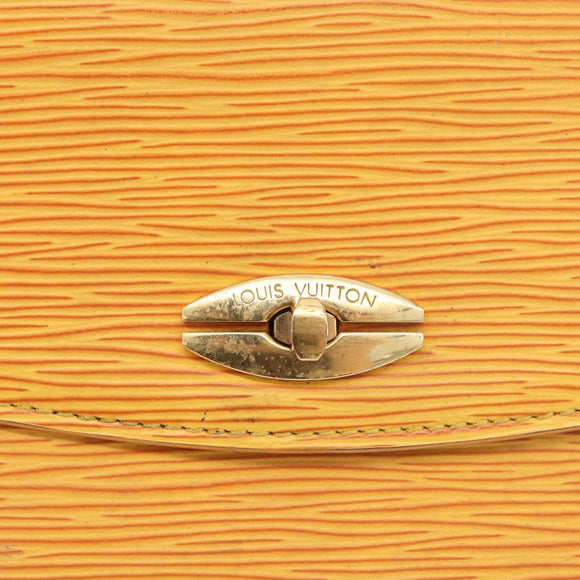 LOUIS VUITTON Epi Malesherbes Hand Bag Tassili Yellow Jonne M52379 Auth 178722
