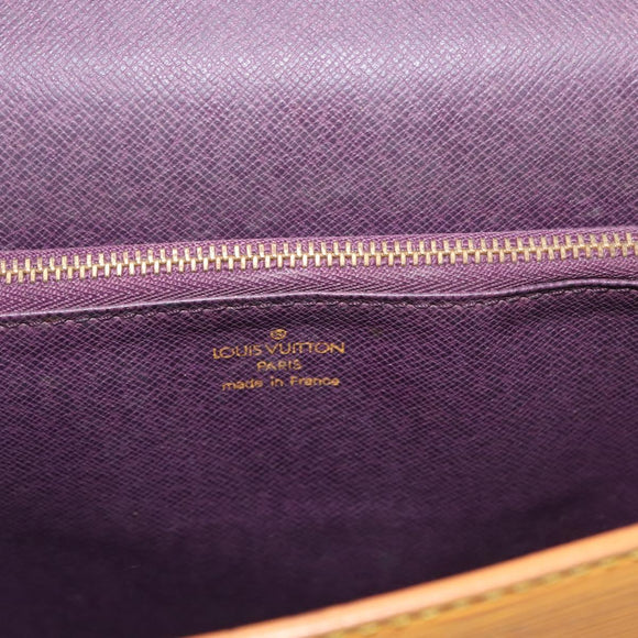 LOUIS VUITTON Epi Malesherbes Hand Bag Tassili Yellow Jonne M52379 Auth 178722