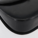 GUCCI Bamboo Hand Bag Leather Black Gold 000 1227 0633 Auth 178723V-8