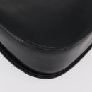 GUCCI Bamboo Hand Bag Leather Black Gold 000 1227 0633 Auth 178723V-16