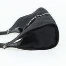 GUCCI GG Canvas Jackie Shoulder Bag Black Silver 002 1067 Auth 178724-3