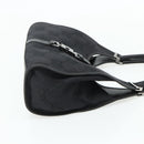 GUCCI GG Canvas Jackie Shoulder Bag Black Silver 002 1067 Auth 178724-4