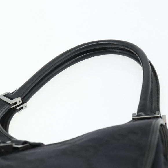 GUCCI GG Canvas Jackie Shoulder Bag Black Silver 002 1067 Auth 178724