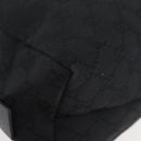 GUCCI GG Canvas Hand Bag Black Silver 124542 Auth 178727A-9